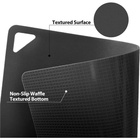 Plastic Cutting Boards for Kitchen, WK Flexible Non Slip Cutting Mat - Picture 2 of 7
